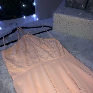Lulu’s Pale Pink Prom Dress